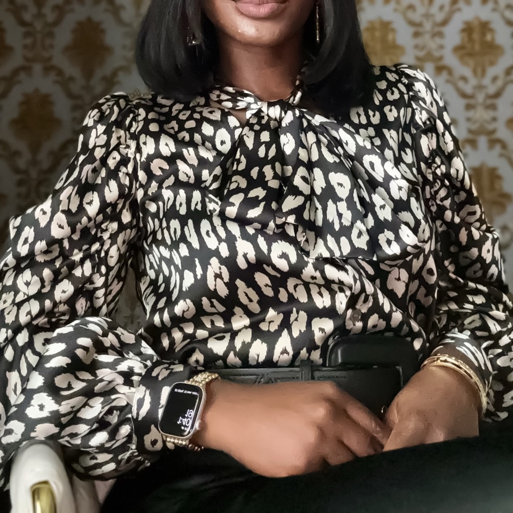 Animal Print Blouse